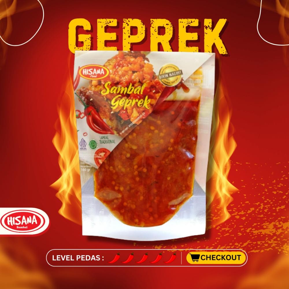 

Hisana - Sambal Geprek - 160gr Nugi