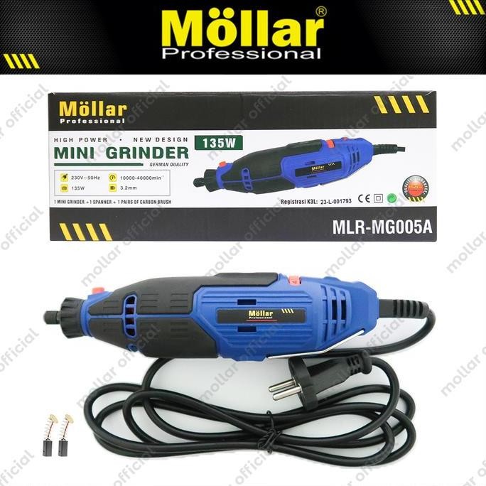 Mollar Mg005A Mini Die Grinder Bor Tangan Gerinda Botol Tuner Listrik