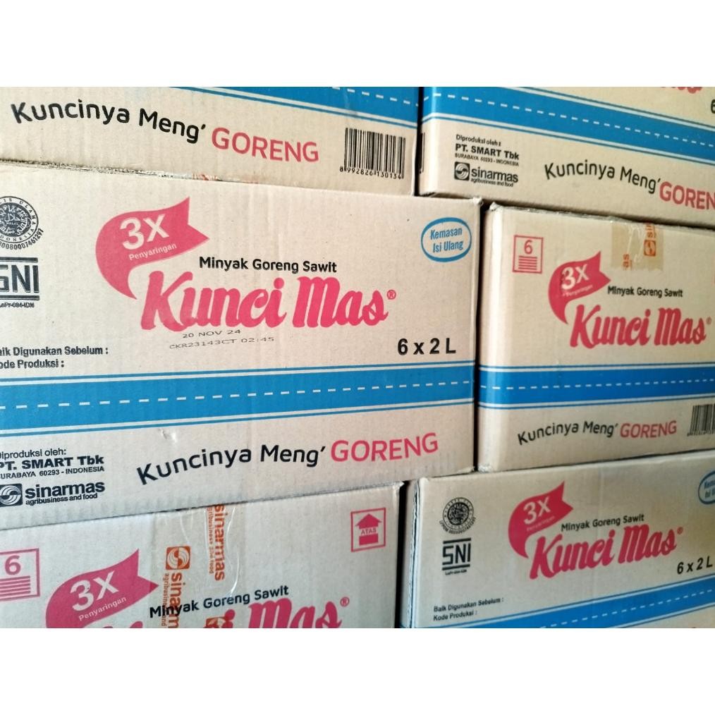 

Minyak Goreng Kunci Mas 2 Liter / Filma 2 Liter / Mitra 2 Liter / 1 Dus Isi 6 Pouch, Minyak Goreng Premium Produk Sinarmas Nugi