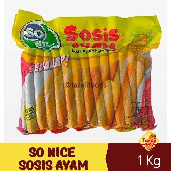 

So Nice Sosis Ayam 1 Kg Tasajifoods Berkualitas Nugi
