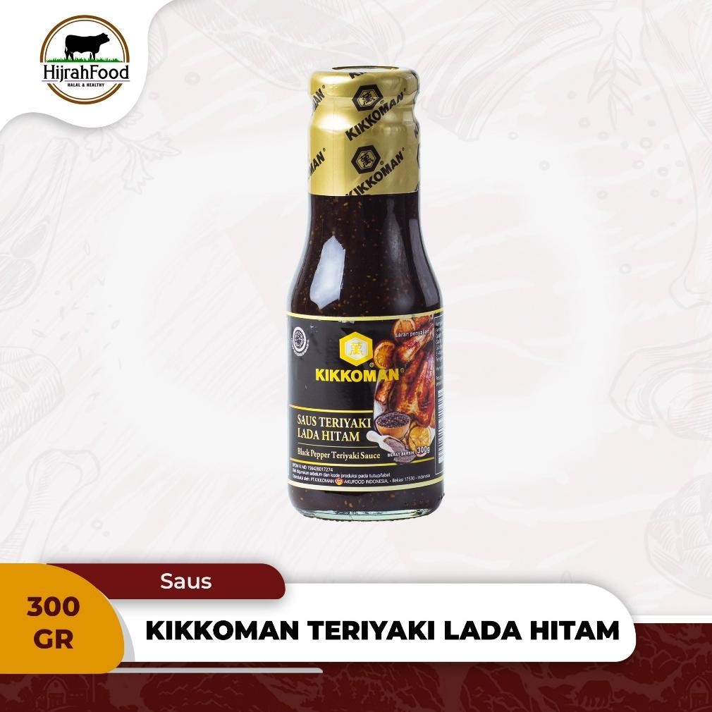 

Kikkoman Black Pepper Teriyaki Sauce Saus Teriyaki Lada Hitam Halal 300gr Nugi