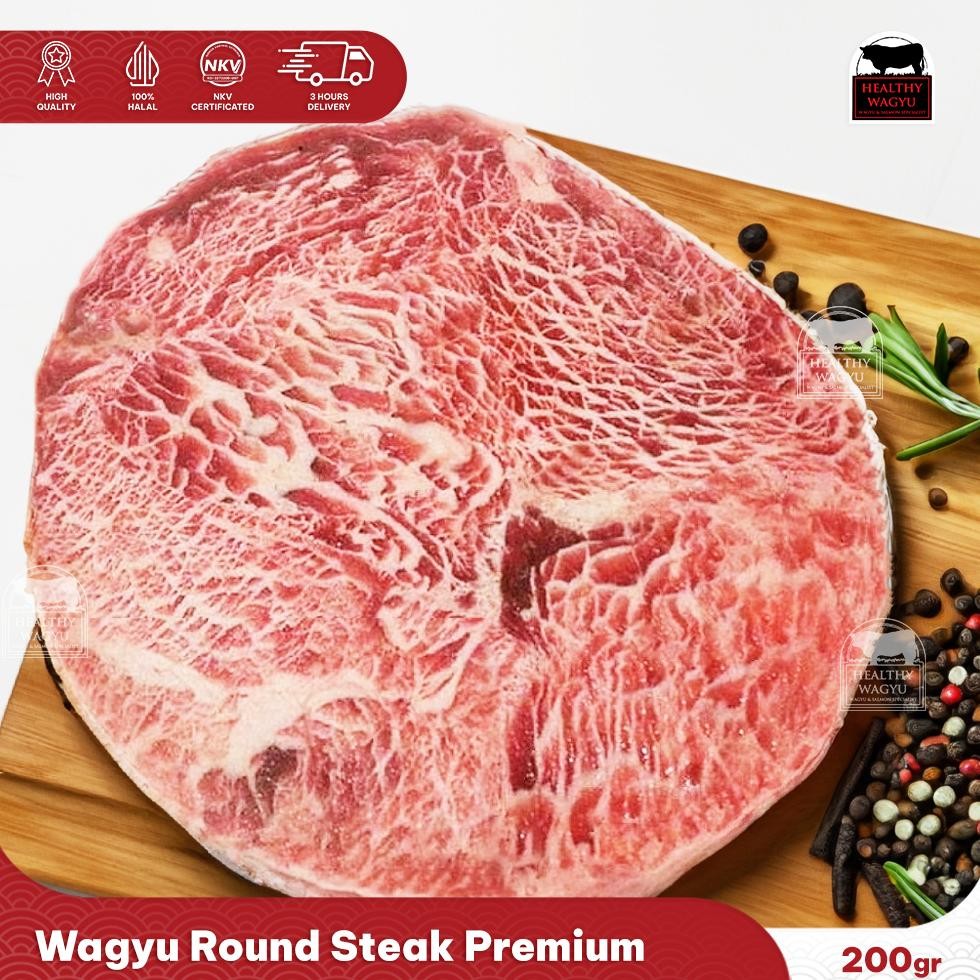 

Wagyu Steak Meltique Halal Premium Quality 200gr Healthy Wagyu Nugi