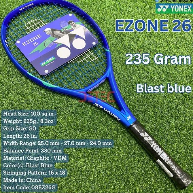 Terlaris Yonex EZONE 26 235g Blast Blue - raket tenis Best seller