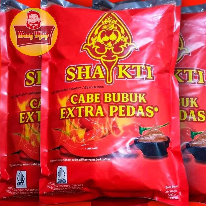 

CABAI GILING / CABAI BUBUK PEDAS MERK SHAKTI 500GR Nugi