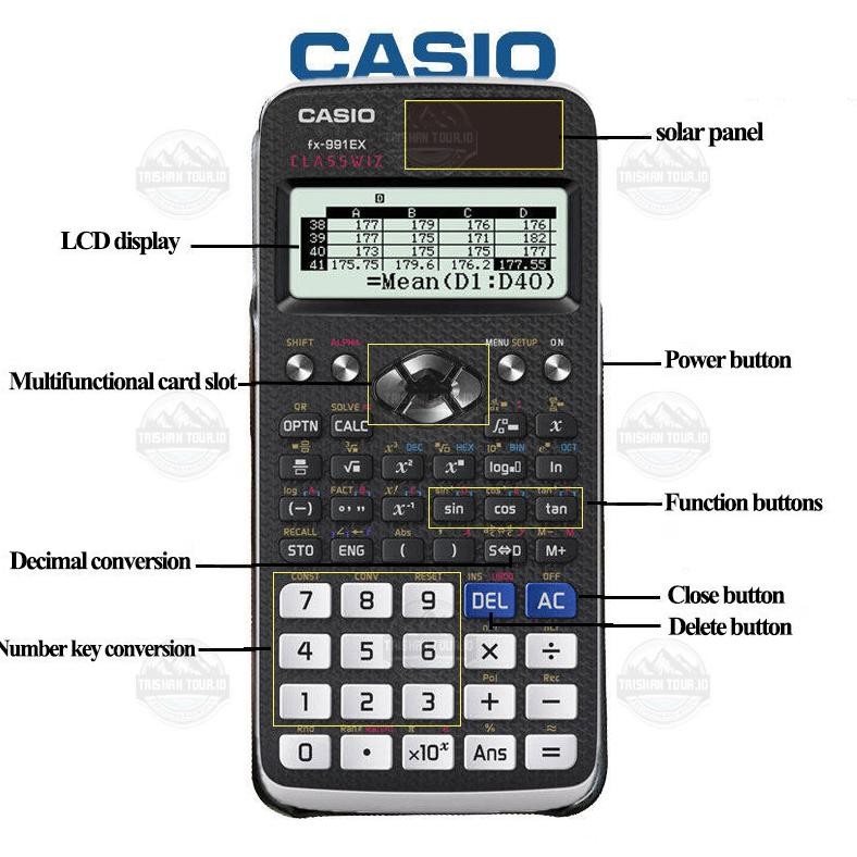 

Casio Resmi Kalkulator Calculator Scientific Casio Fx-991EX Fx-991ES-Plus 2nd edition RB2