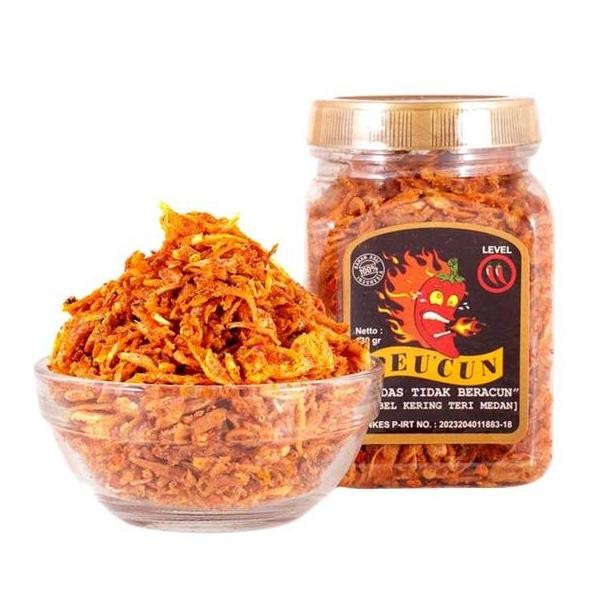 

Bawang Goreng Pedas Teri Medan Peucun Renyah Gurih Nugi