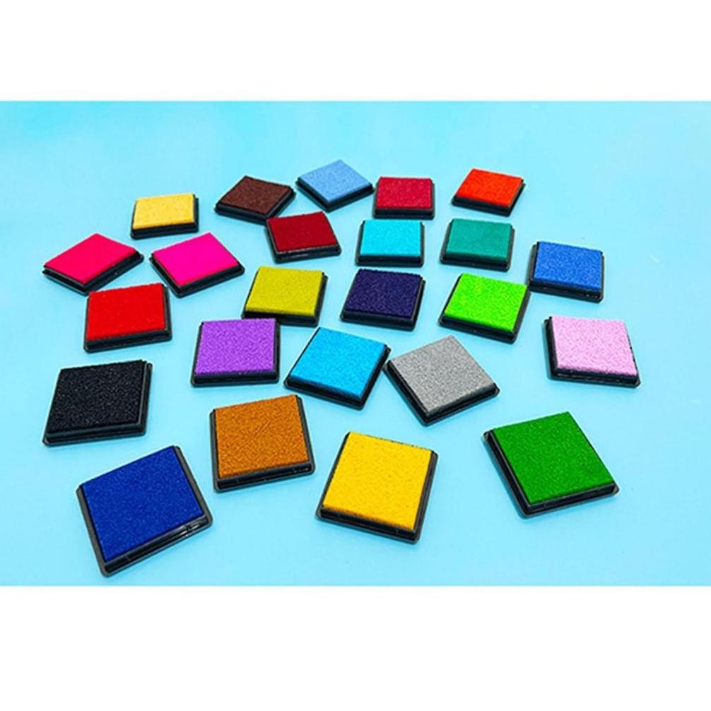 

LovelyCraft| 24pcs / set (24colors / set) inkpad stamp pad 4x4cm for journal scrapbooking 24 inkpad set RB3