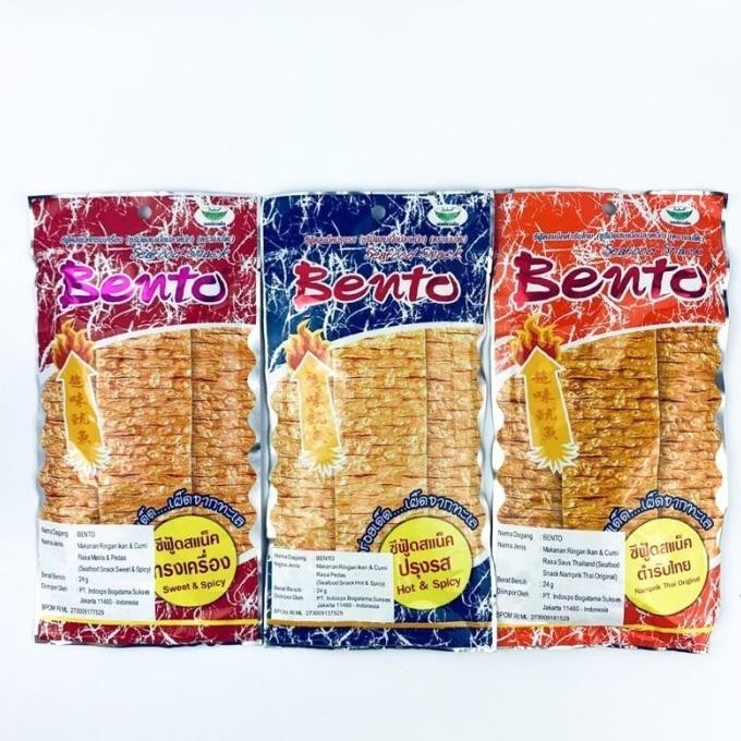 

READY STOCK Bento Squid Seafood Snack Thailand 20 Gr