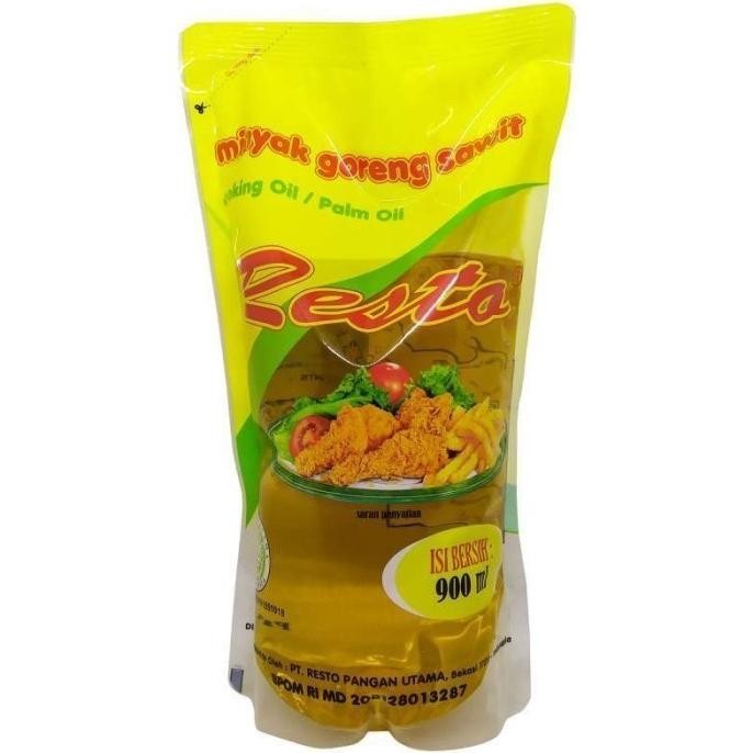 

Minyak Goreng Kelapa Sawit Merek Resto Kemasan 900 ml Nugi