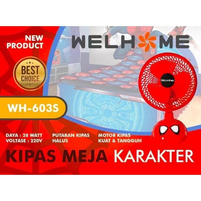 welhome Kipas Angin Meja karakter 10 inch / Kipas Angin karakter welhome 10" / Kipas Angin  Meja bis