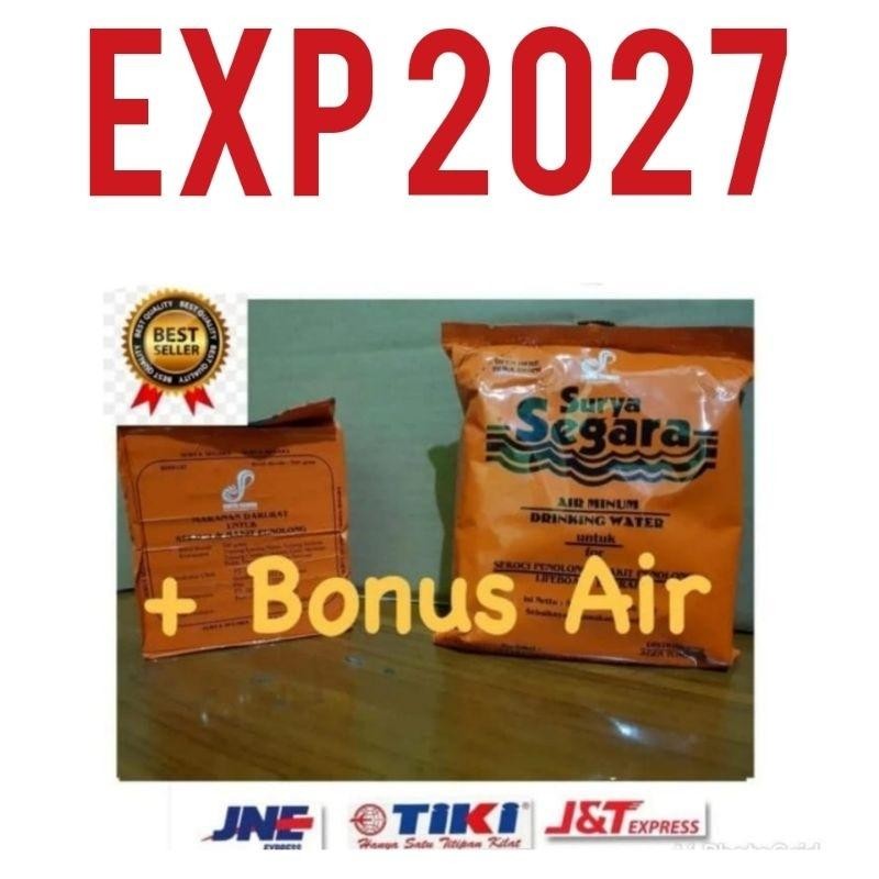 

Ready Survival Food and emergency water / MRE / Ransum / Sar TNI Ori!! Ori!!