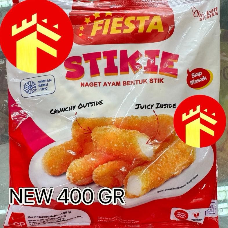 

FIESTA NUGGET AYAM STIKIE 500 GR CHICKEN NUGGET STICK NAGET AYAM STIK Nugi