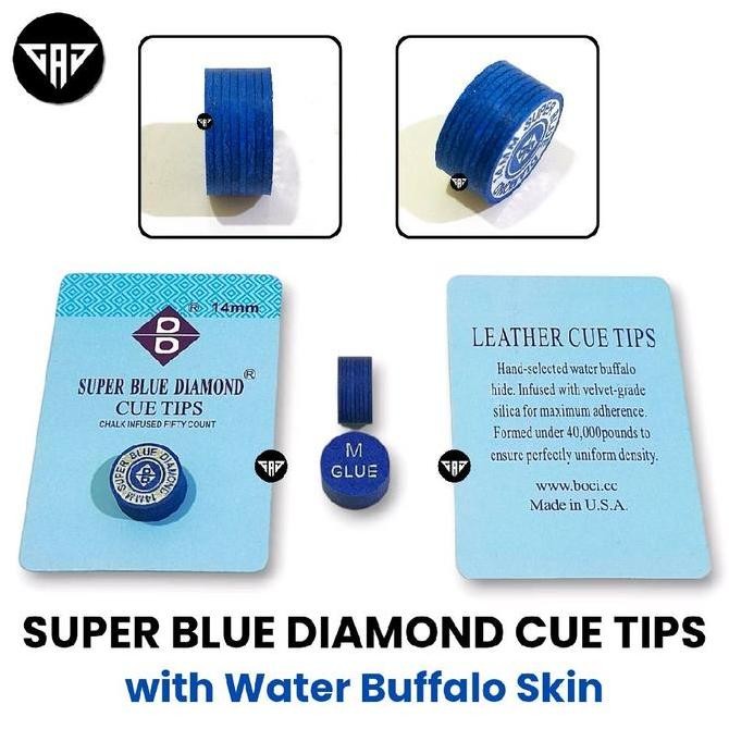 Master Tip Super Blue Diamond Cue Tip M
