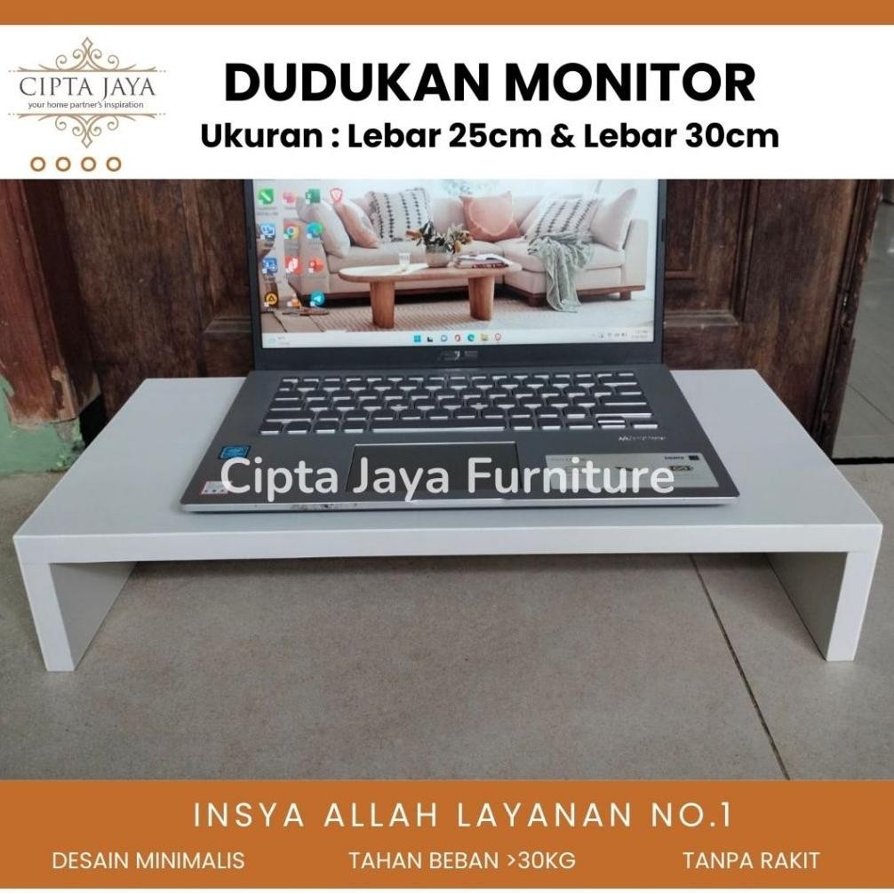 Cipta Jaya - Laptop Stand Meja Monitor Komputer Tatakan Standing Laptop 27 inc 19 inc Minimalis Leba