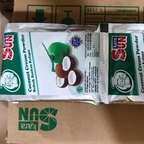 

Sun Kara Santan Kelapa Bubuk 20gr 1 dus isi 60 packs PS