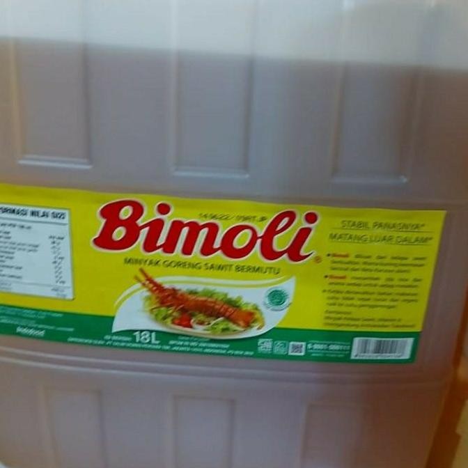 

Minyak Goreng Bimoli 18 Liter - Minyak Goreng Besar Untuk Catering & Restoran Diskon!