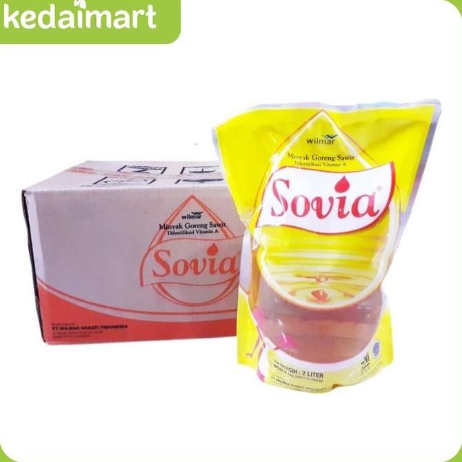 

Minyak Goreng Sovia 2L Dus Isi 6 - Paket Hemat Usaha Restoran Diskon!