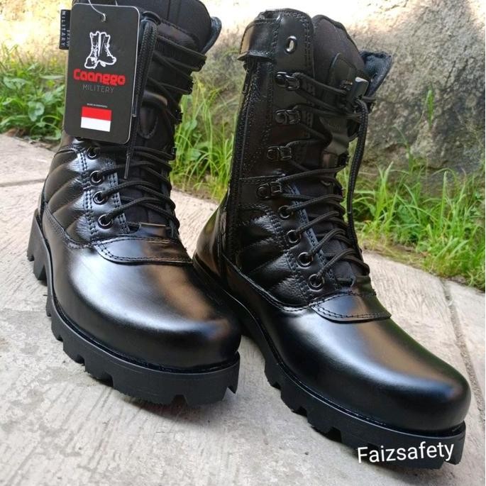 Sepatu pdl full kulit asli pdl TNI AU AD pdl dinas lapangan terlaris caanggo military