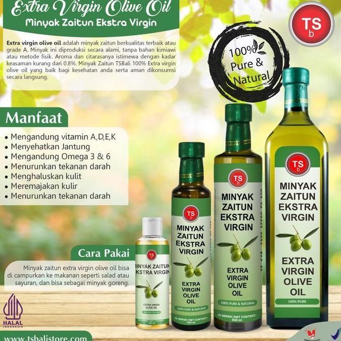 

Minyak Zaitun Extra Virgin Tsb 500Ml - Food Grade Cold Pressed Diskon!