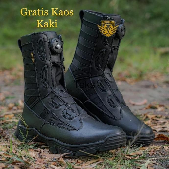 Sepatu PDL Tali Putar Fitgo Type Ninja merk Brotrher Boots