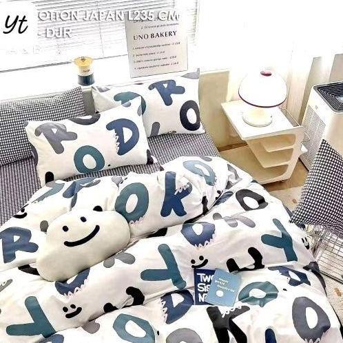 Sprei Katun Jepang Anak Import 90x200 - 200x200cm KJA15