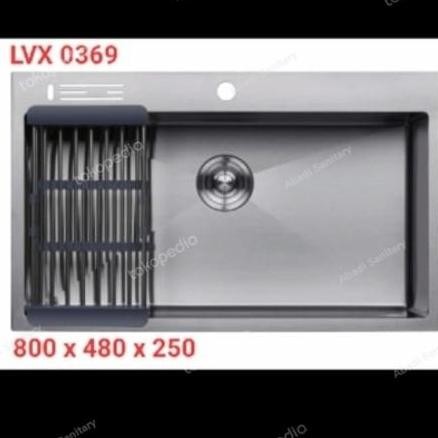 kitchen sink stainless 304 lavenia LVX 0369 Bak Cuci Piring Undermount