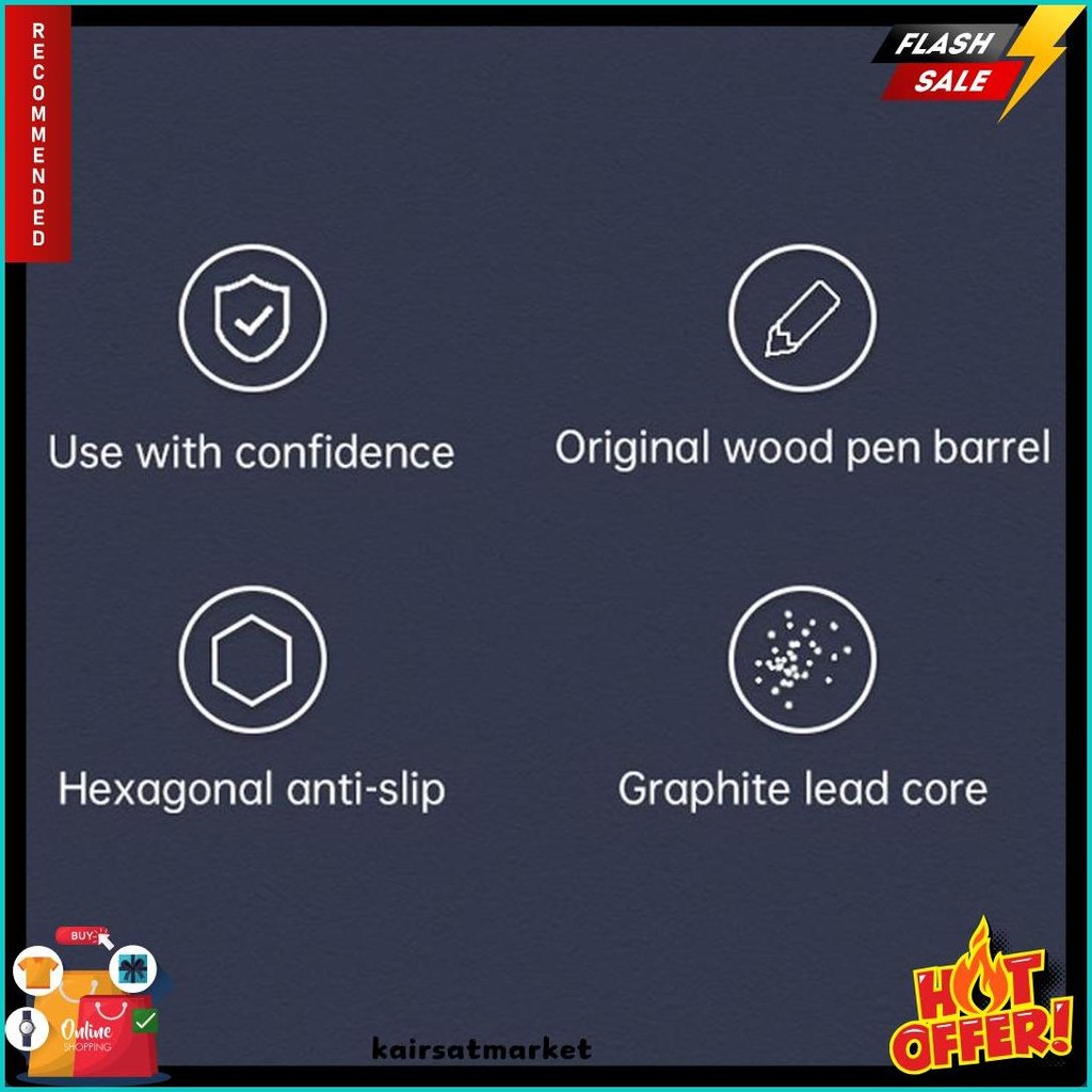 

Deli Graphite Pencil / Pensil Kayu 2B Isi 12 Nyaman Digenggam Ec29 Terlaris! Produk Ini Banyak Dicari