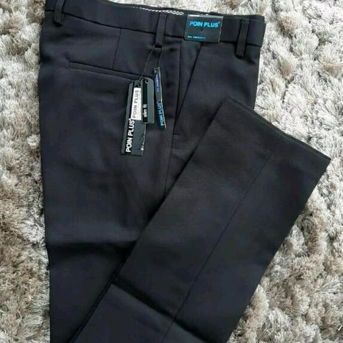 OKS original produk by.poin plus | celana bahan semiwool poin plus | celana bahan slimfit pria poin 