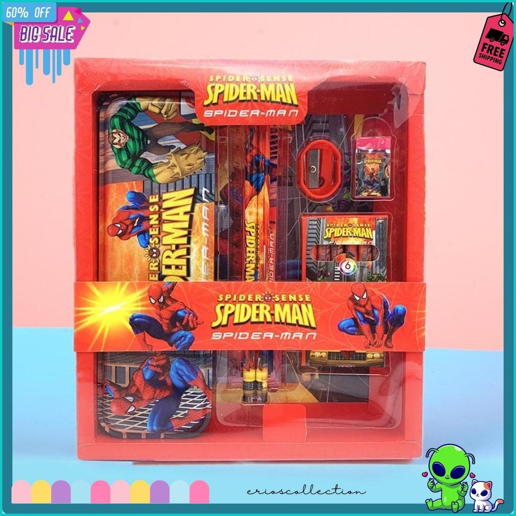 

Alat Tulis Set Paket Komplit 7 In 1 / Stationery Complete Lengkap / Kotak Pensil Anak / Souvenir Hadiah Kado / Sekolah Karakter Kartun Lucu Animal Hewan / Perlengkapan Tulis / Tempat Pensil Terlengkap Dan Termurah