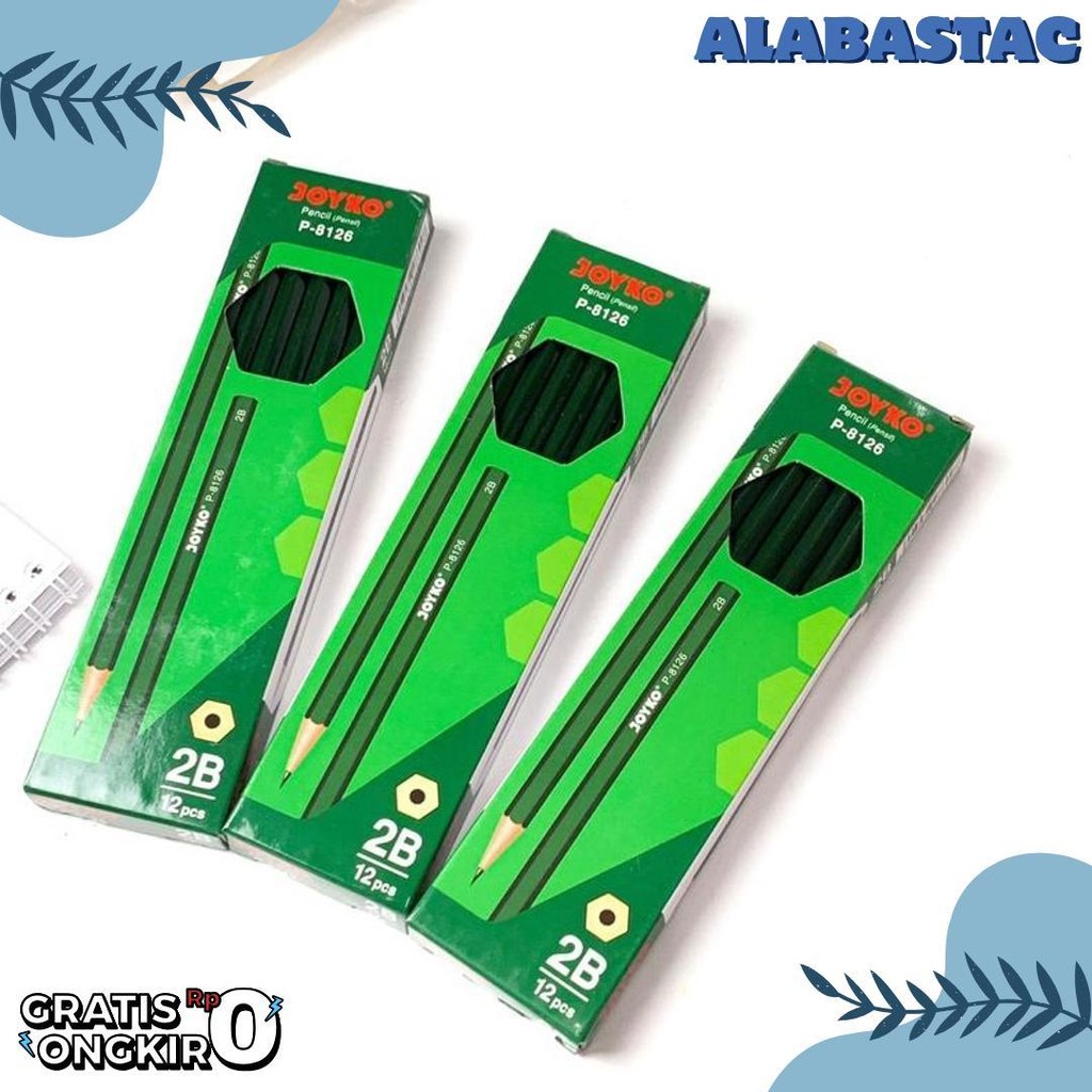 

1 Pak Pensil Pencil Joyko P-8126 2B (12 Pcs) Terlaris! Produk Ini Banyak Dicari