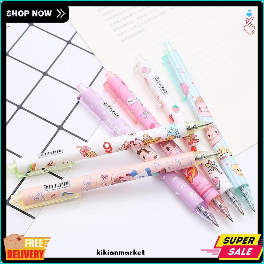 

Murmure.Id | 6Pcs Pulpen Gel Mekanik 0.5Mm / Ballpoint Mekanik Pulpen Set Isi 6 Pcs Diskon Setengah Harga