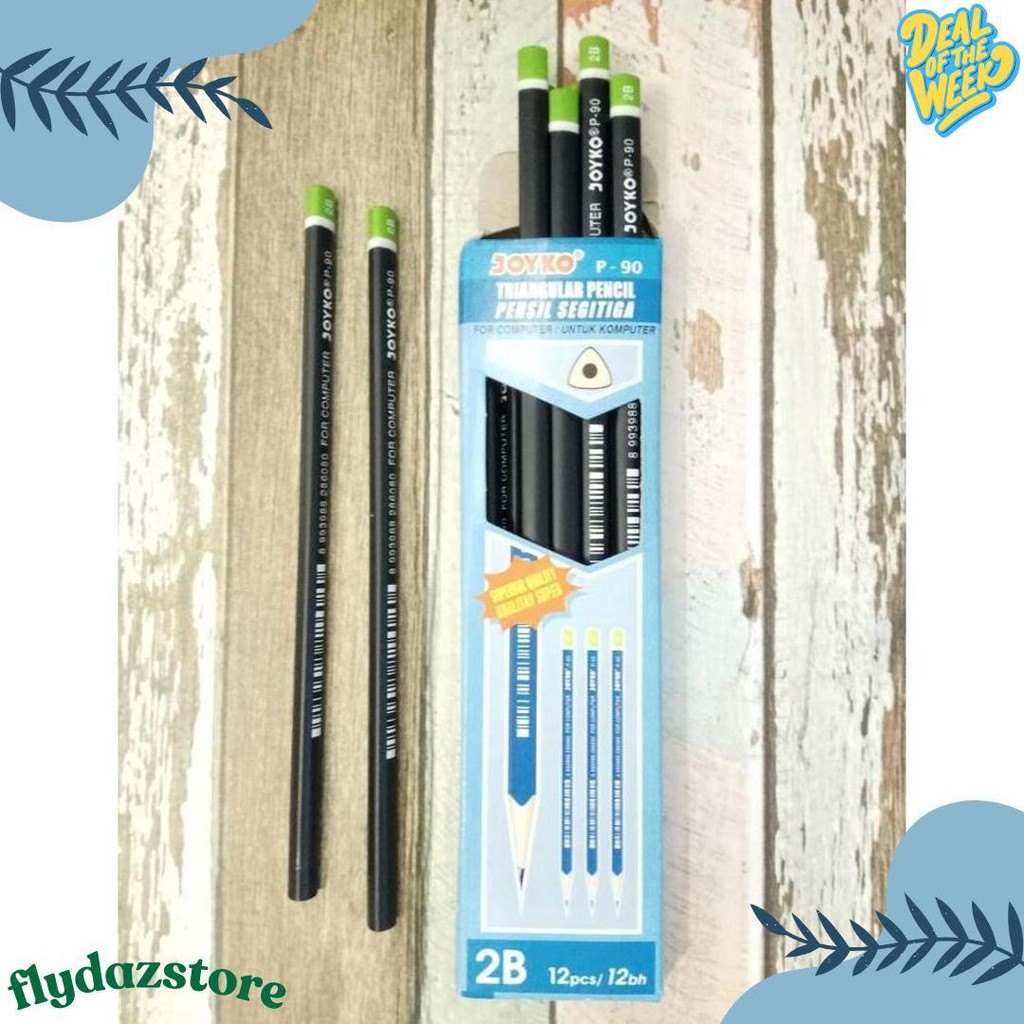 

Pensil 2B Joyko P-90 (12Pcs) Untuk Menulis Dan Menggambar Terlaris! Produk Ini Banyak Dicari