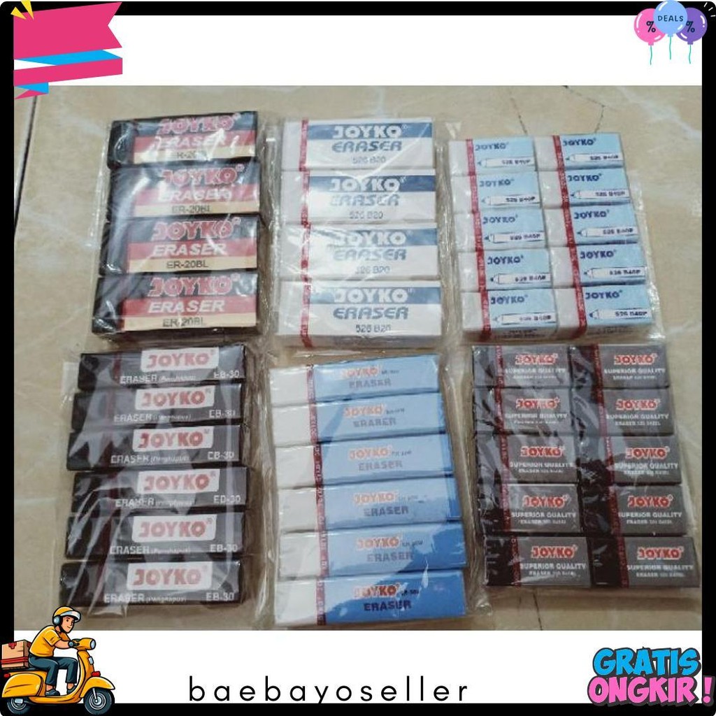 

(100Gr) 1 Set Penghapus Joyko Berkualitas Diskon