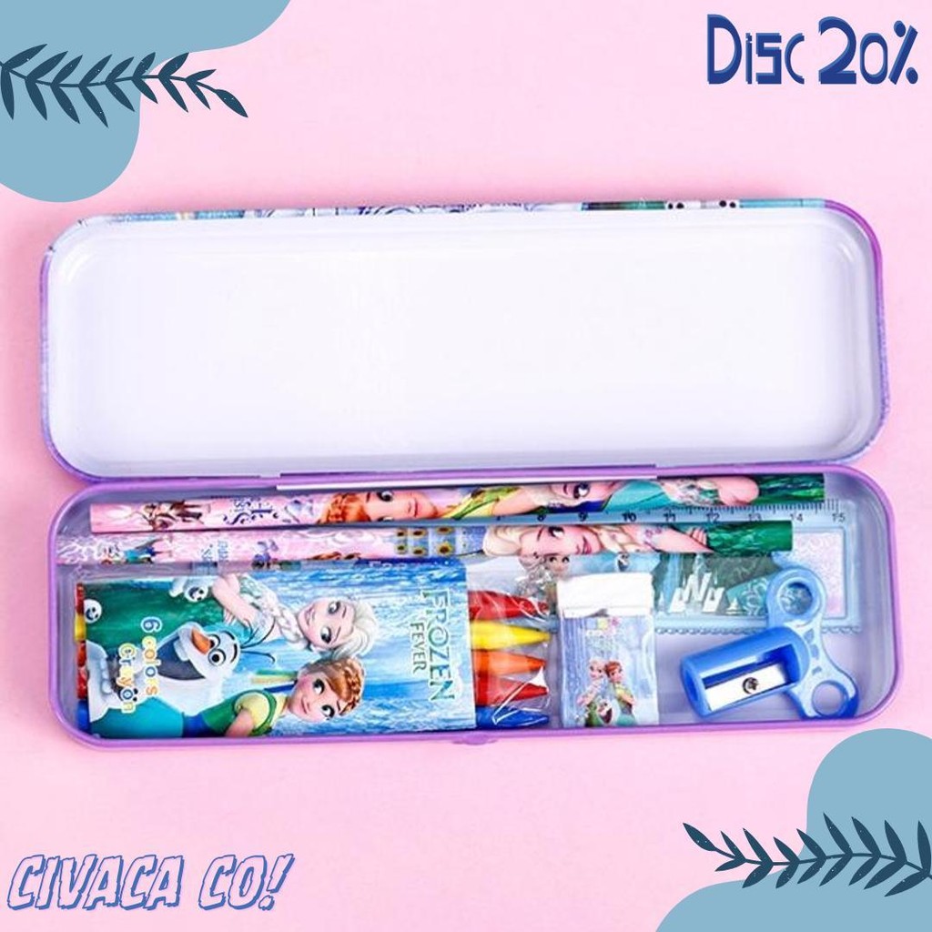 

Cod - S5982 Set Alat Tulis 8 In 1 / Set Alat Tulis Anak Motif Kartun / Set Alat Tulis 8 In 1 Lucu / Stationery Set 8 In 1 Lucu Diskon