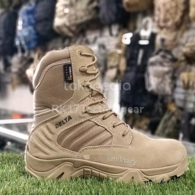 (ORIGINAL) SEPATU PDL DELTA GURUN 8in COKLAT / SEPATU PDL POLPP KEMHAN