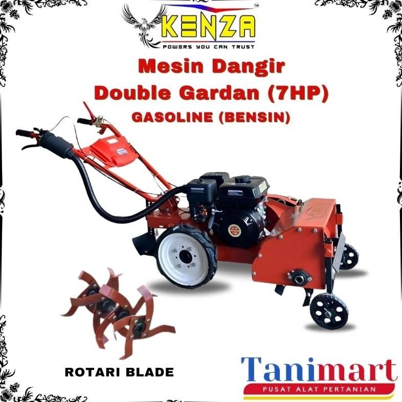 READY STOCK Mesin Dangir KENZA / Cultivator Mini / Mesin Bajak Mini / Mini Cultivator / Mini Tiller 