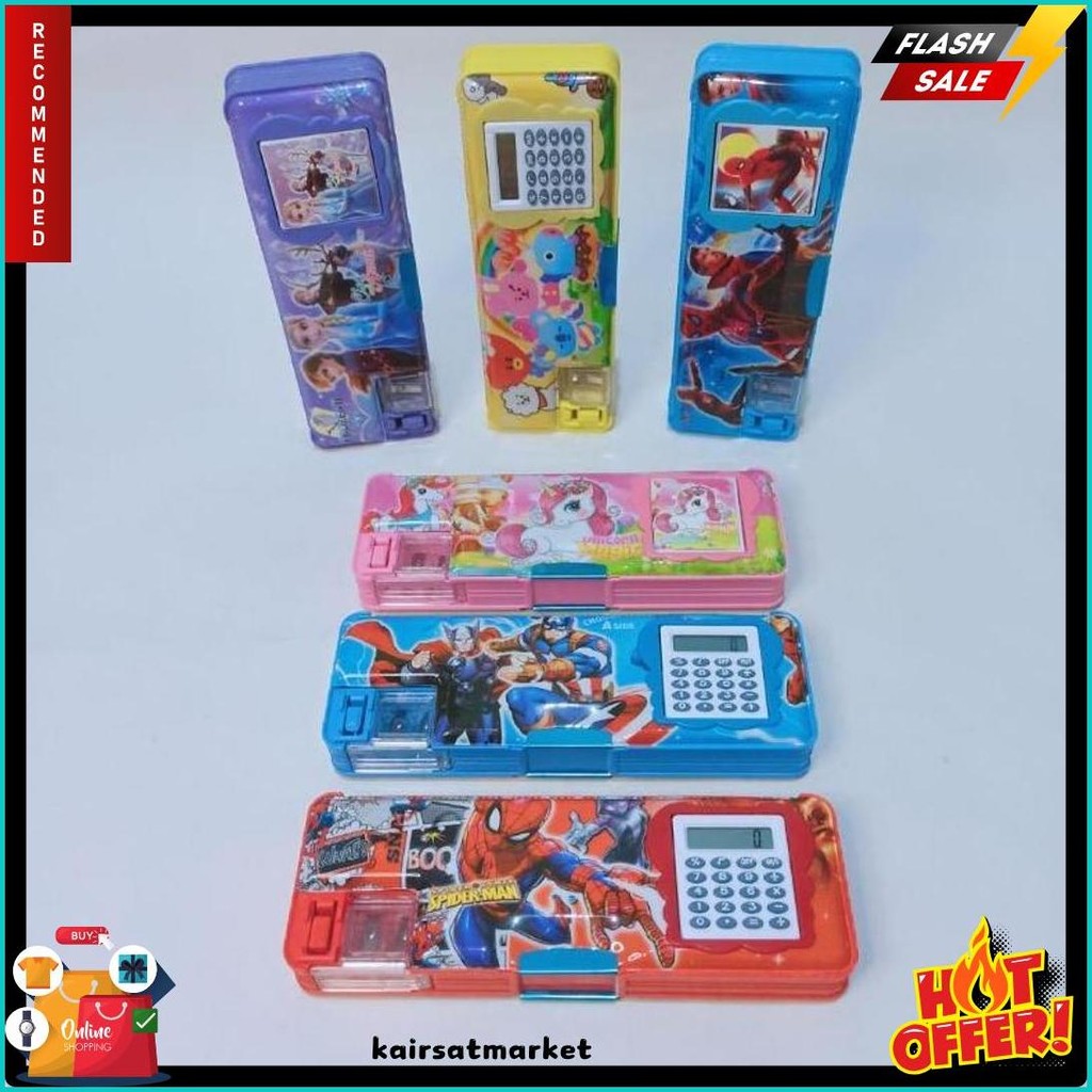

Kotak Pensil Magnet Kalkulator / Serutan Karakter / Kotak Pensil Magnet / Kalkulator Fancy Karakter Terlaris! Produk Ini Banyak Dicari