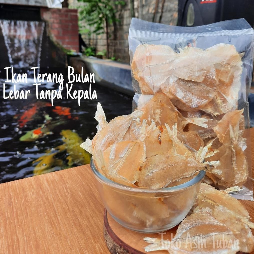 

Ikan Asin Terang Bulan Kapasan Srinding Kalapan - Tanpa Kepala Lebar 200gr Mentah - Asih