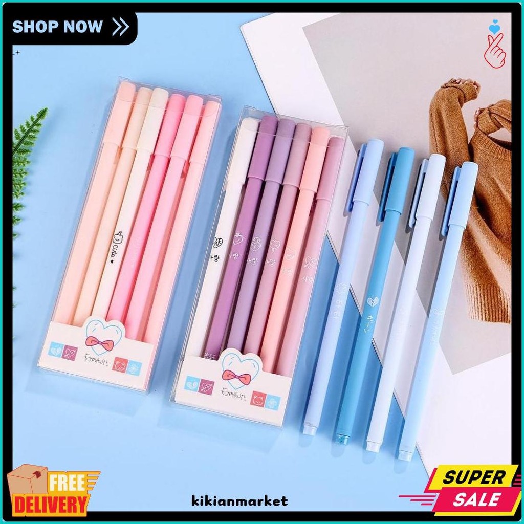 

Ngz 1 Set 6Pcs Pena Gel 0.5Mm Warna Pastel Pen Gel Aesthetic Pulpen Gel 6 In 1 Warna Gradasi Pena Gel Set Morandi Color Bolpoint Tinta Gel Cair 6 Pcs Journaling Pen Alat Tulis Kantor Sekolah Lucu Terlengkap Dan Termurah