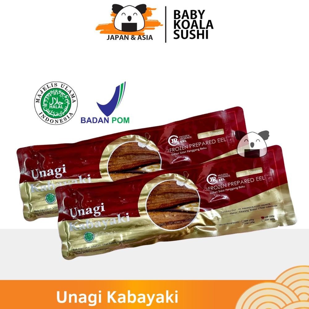

UNAGI KABAYAKI Belut Panggang 200 g Halal Ikan Sidat Bakar Berbumbu untuk Sushi