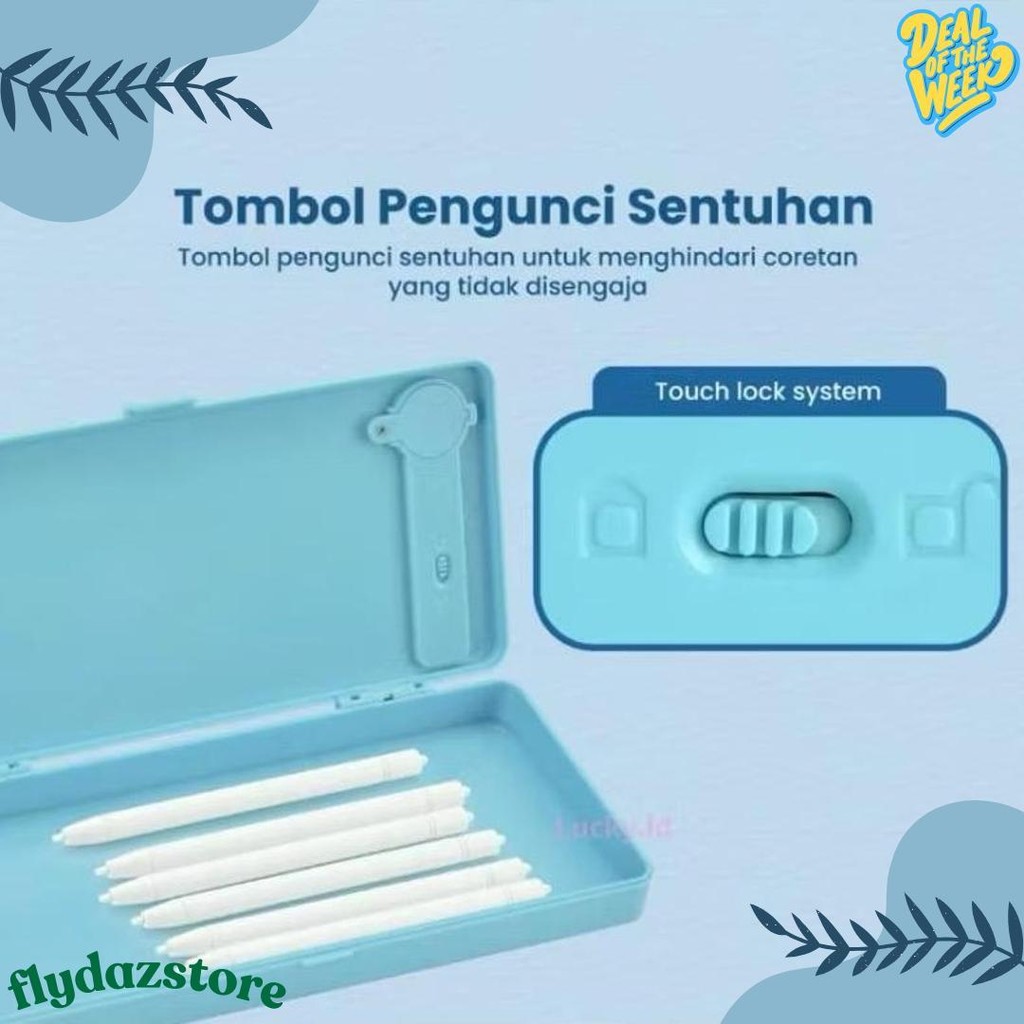 

[Fs] Kotak Pensil Case Besar Lcd Writing Drawing Box Case Ukuran Besar Pencil Drawing Pad Edukasi 2In1 Diskon