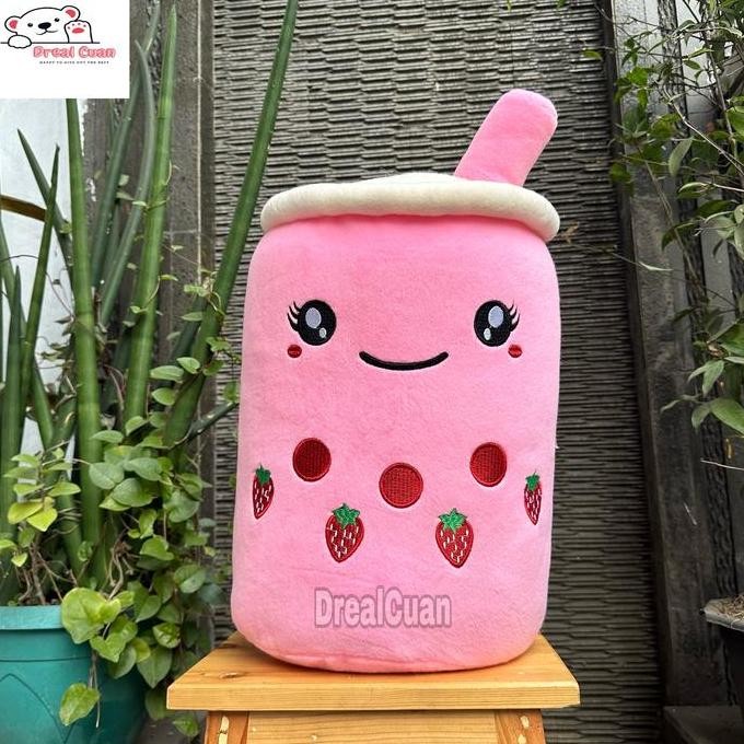 Siap Kirim Boneka Boba LED Jumbo Nyala Boneka Minuman Kekinian Lucu Hadiah Anak