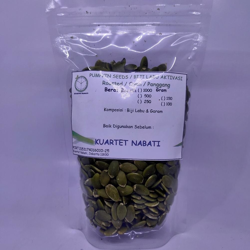 

250gr Activated Pumpkin Seeds - Aktivasi Biji Labu - Matang