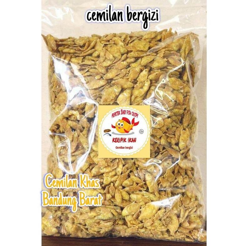 

Baby Fish Wader Crispy Daun Jeruk Gurih Kriuk Makanan Bergizi