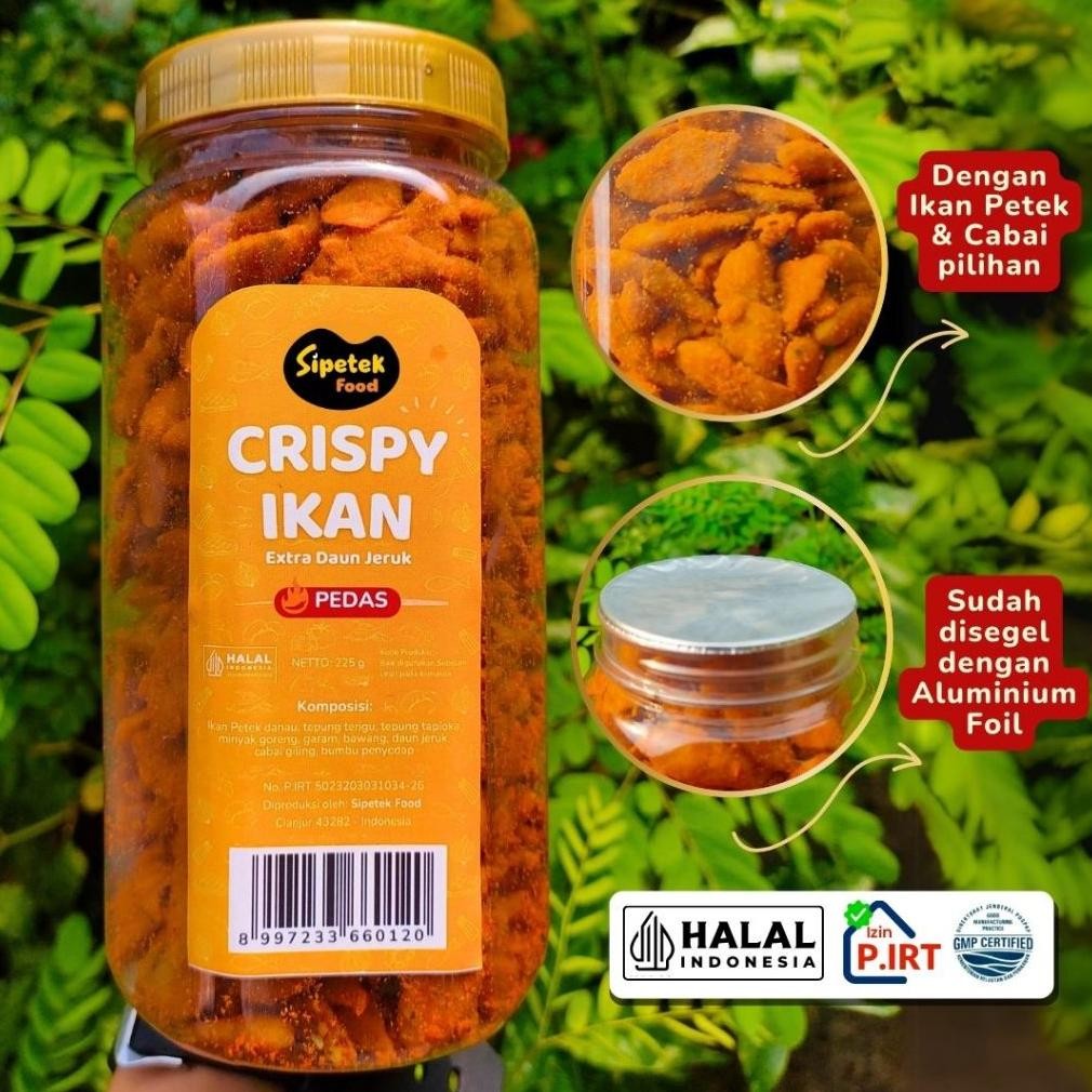

Crispy Ikan Petek Kemasan Toples 240gr Sipetek Food