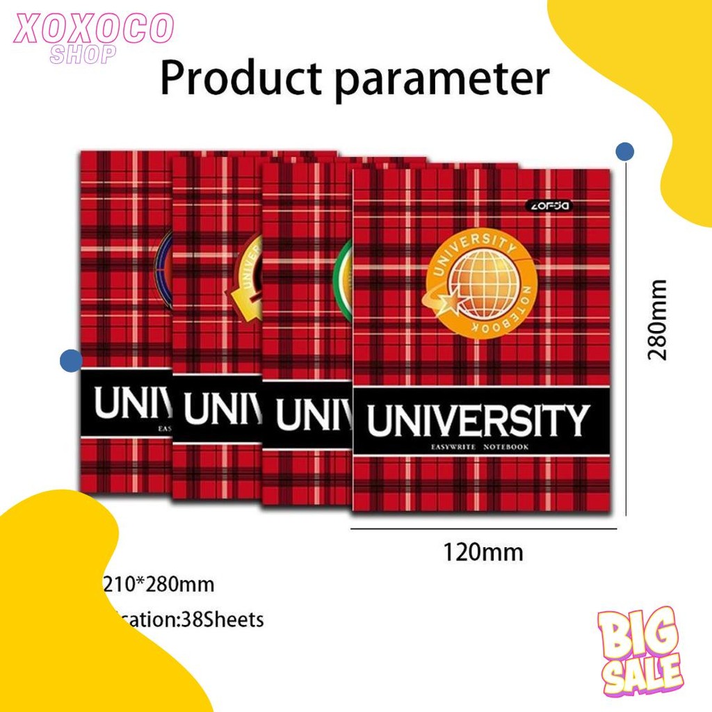 

40/50 Lembar Buku Tulis Campus B5 A4 Buku Catatan Notebook Aesthetic Buku Sekolah Bergaris Zofda Terlaris! Produk Ini Banyak Dicari