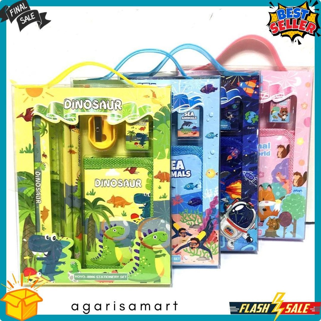 

2011 Stationary Set Kotak Pensil Anak Set Stationery Alat Tulis Kotak Pensil Karakter Flash Sale! Diskon Hingga 70%