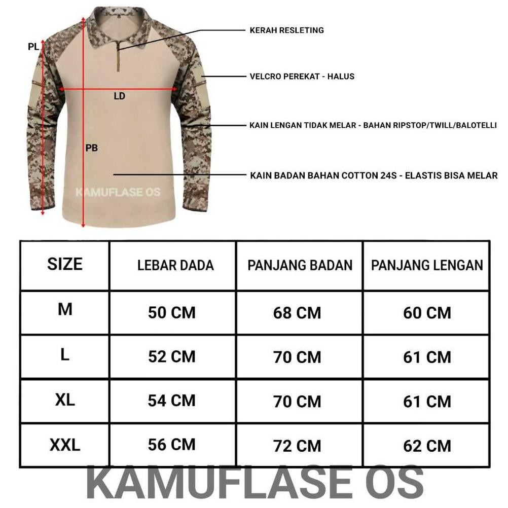 Miliki Kaos bdu tactical baju BDU T-shirt combat tactical army BDU POLOS krem hitam abu hijau .,