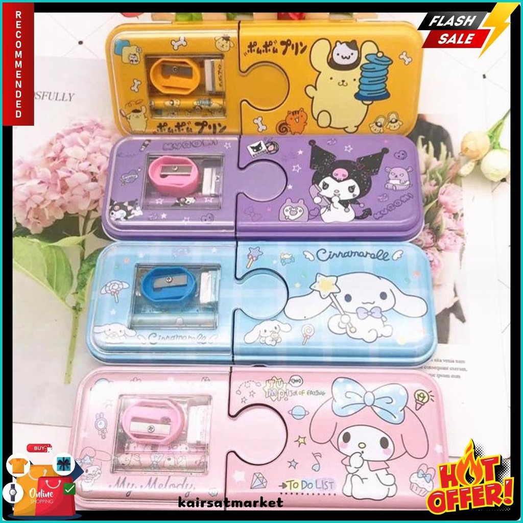

Sao - S6003 Kotak Pensil Sanrio Bening 2 Tingkat / Kotak Pensil Sanrio / Kotak Pensil Magnet / Kotak Pensil Anak / Kotak Pensil Diskon Setengah Harga