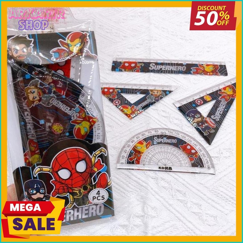 

Penggaris Set Lengkap Ruler Set Import Penggaris Busur Sekolah Flash Sale! Diskon Hingga 70%